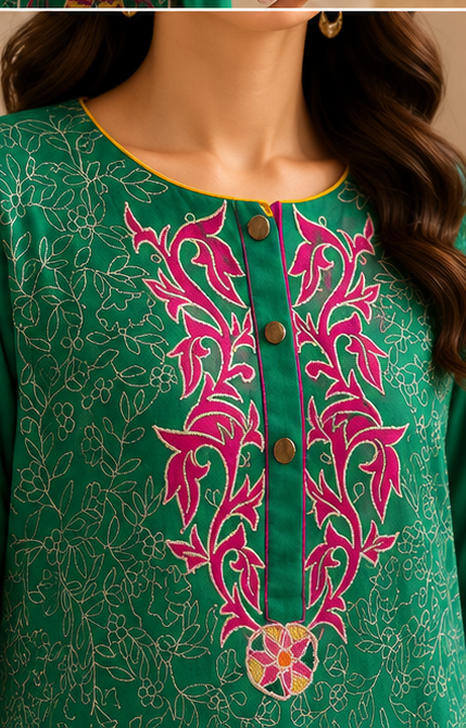 Lawn Green Comfortable Shirt