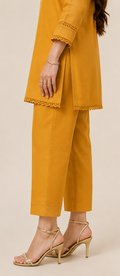 Raw Silk Trouser