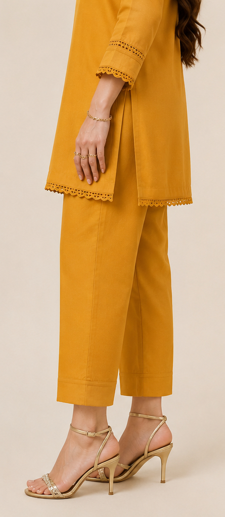 Raw Silk Trouser
