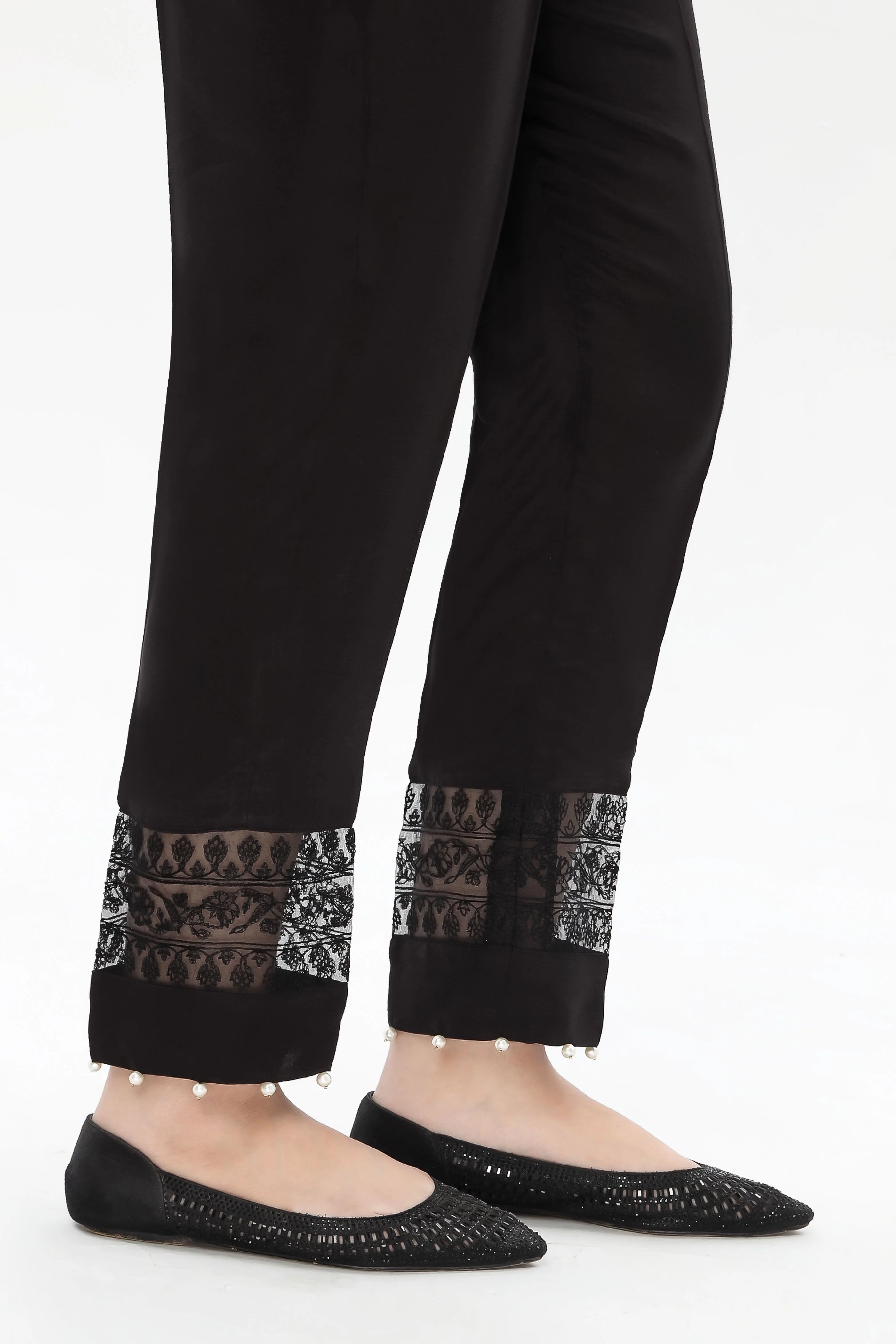 Raw Silk Trouser