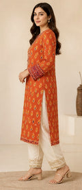 RangJa Luxury Embroidered Lawn Shirt - Design 02