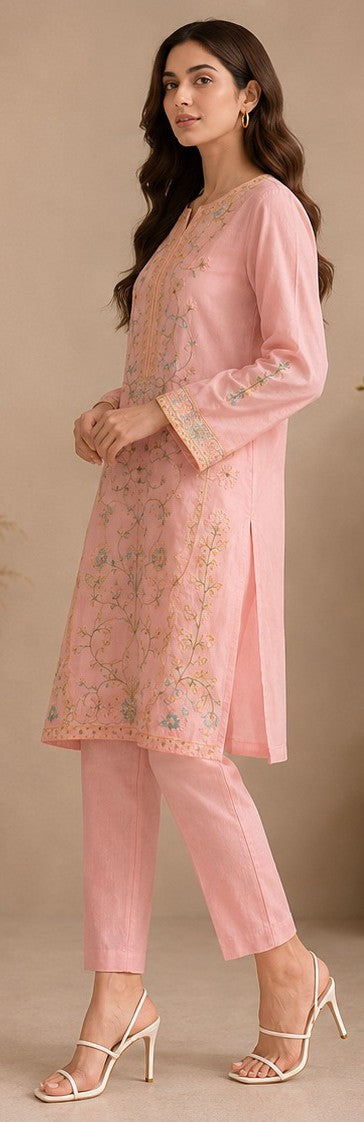 Tea Pink Party Shirt And Trouser