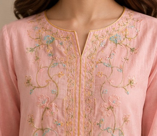 Tea Pink Party Shirt And Trouser