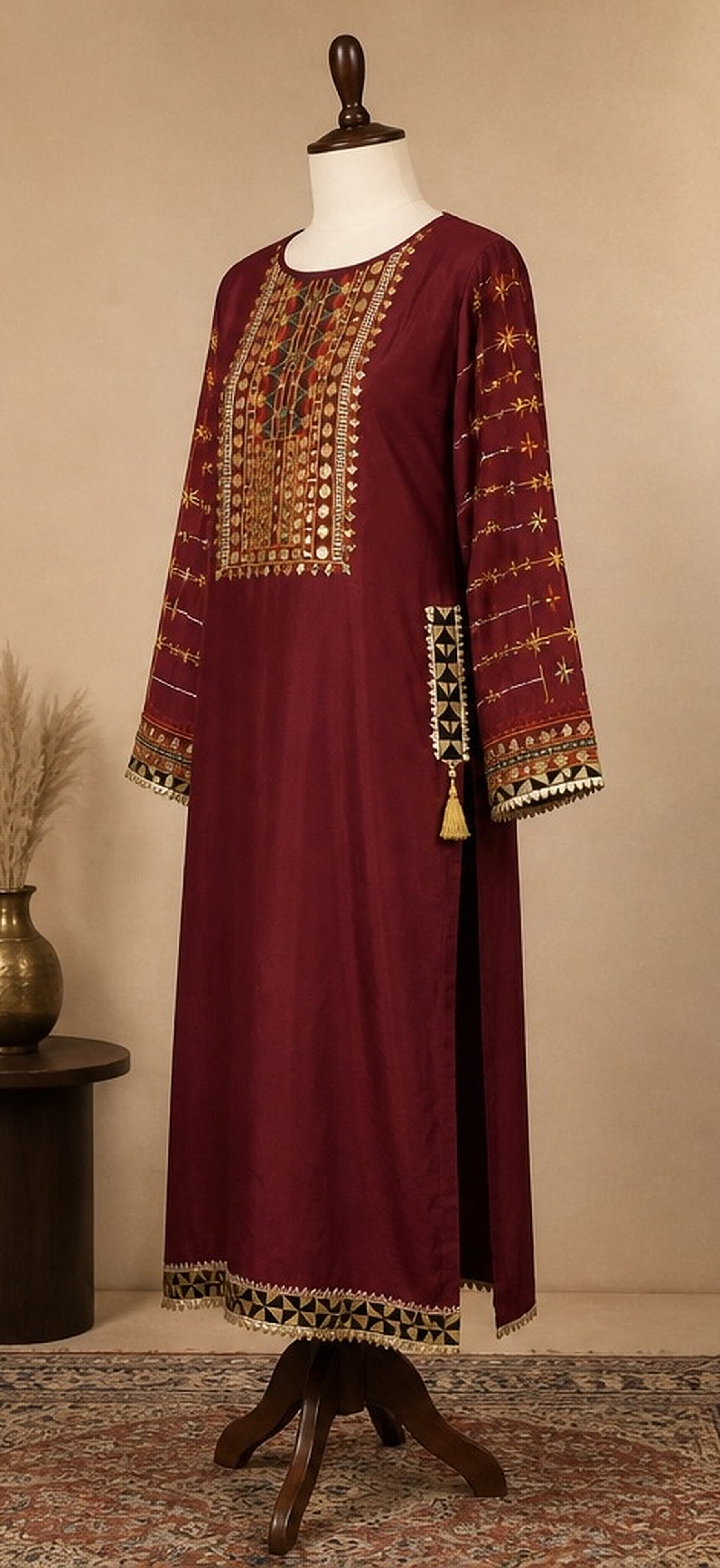 Raw Silk Top