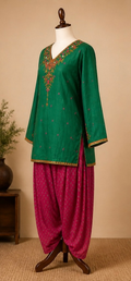 Embroidered Lawn Shirt with Shalwar | 2 Piece Set