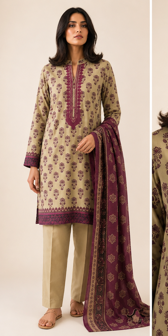 Premium Lawn 3-Piece | UNSTITCHED